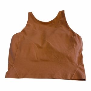 Lululemon Align High Neck Bra Dusty Clay Size 4 Nulu